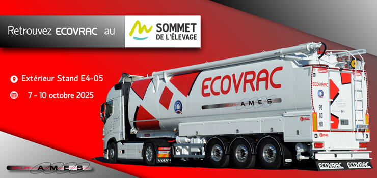 Ecovrac au Sommet de l'élevage de Clermont-Ferrand du 7 au 10 octobre 2025